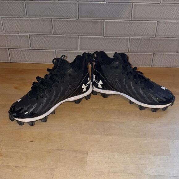 Black underarmour baseball cleats boys | Sports Cleats - Picture 2 of 7